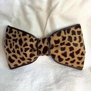 Maud Frizon Leopard Barrette leather, France